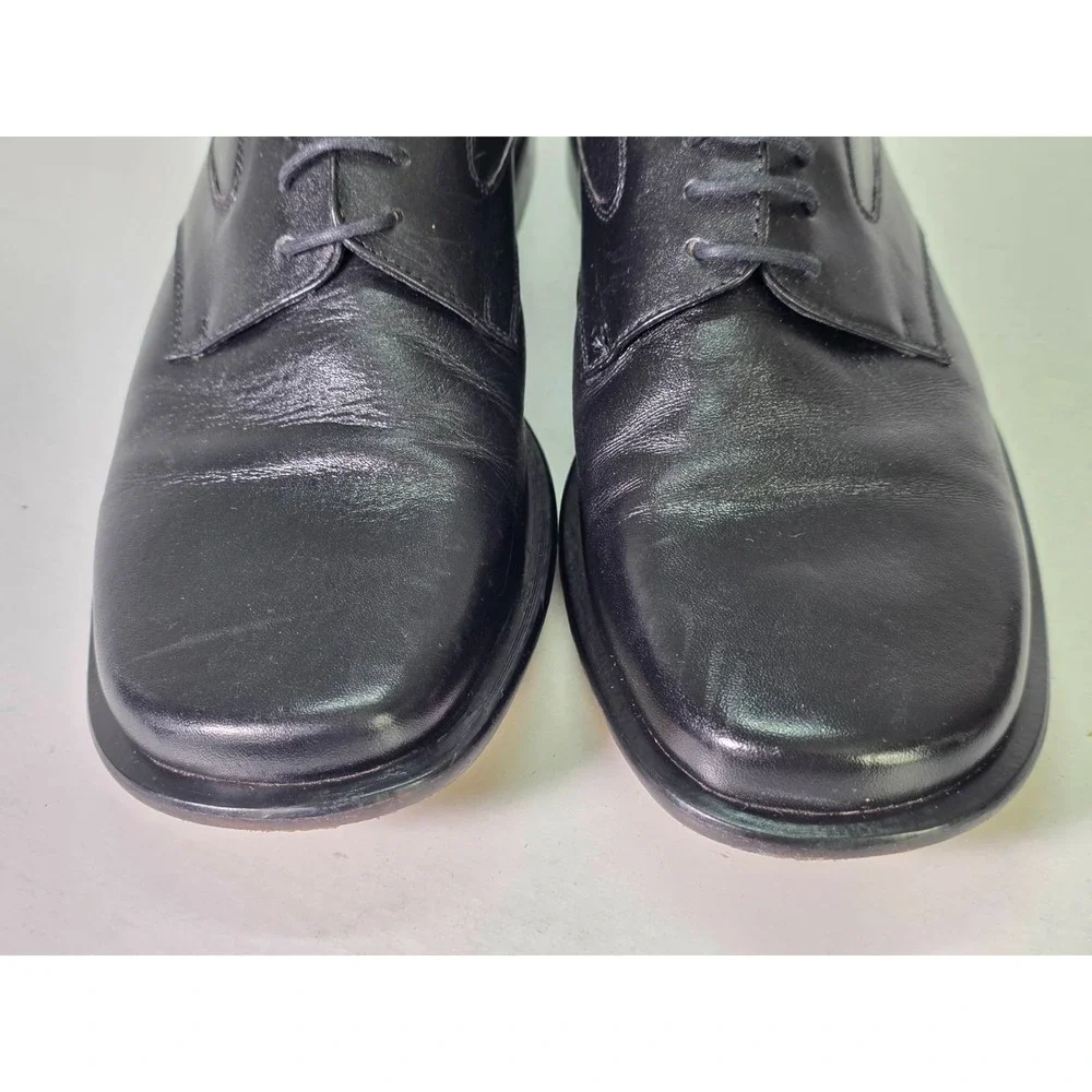 BCBG Paris Men's Dress Shoes Size‎ 8.5 D Black Leather Oxford Classic Lace Up
